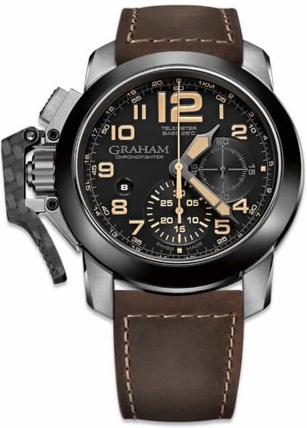 Review Replica Watch Graham Chronofighter Steel Black Dial 2CCAC.B02A